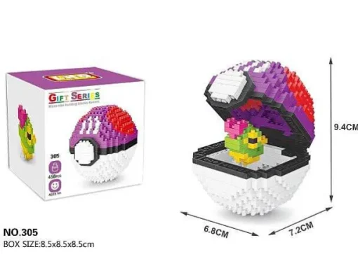 Pkm.store Pokemon Figuren-Pokemon Pokeball / Pokebälle Baustein Set