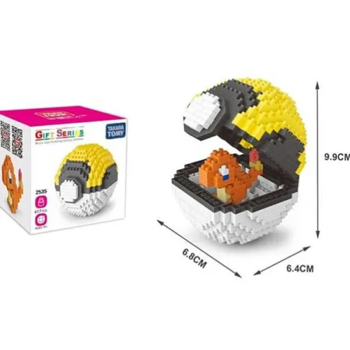 Pkm.store Pokemon Figuren-Pokemon Pokeball / Pokebälle Baustein Set