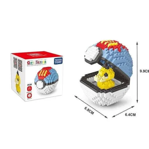Pkm.store Pokemon Figuren-Pokemon Pokeball / Pokebälle Baustein Set