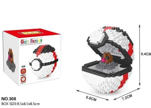 Pkm.store Sonstiges Merchandise-Pokemon Pokeball / Pokebälle Baustein Set