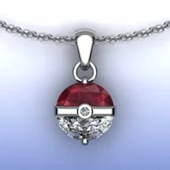 Pkm.store Sommer-Pokemon Pokeball Halskette Mit Anhanger