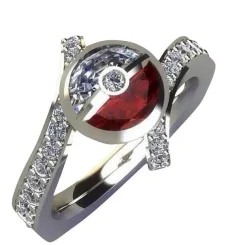Pkm.store Pokemon Schmuck-Pokemon Pokeball Ring