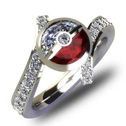 Pkm.store Pokemon Schmuck-Pokemon Pokeball Ring
