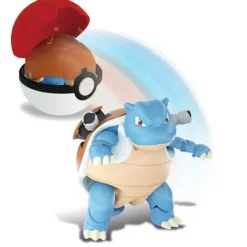 Pkm.store Pokeball & Pokebälle-Pokemon Pokeball Set Mit Figur (Pikachu, Glurak, Bisaflor, Turtok, Garados)