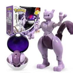 Pkm.store Pokemon Figuren-Pokemon Pokeball Set Mit Figur (Pikachu, Glurak, Bisaflor, Turtok, Garados)