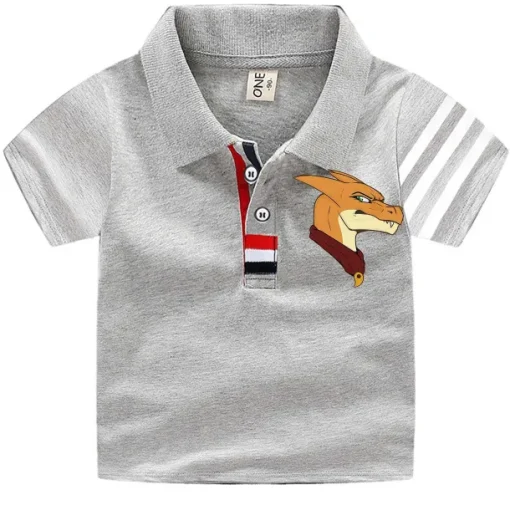 Pkm.store Sommer-Pokemon Polo Shirts Fur Kinder Mit Vielen Verschiedenen Motiven Fur Den Sommer