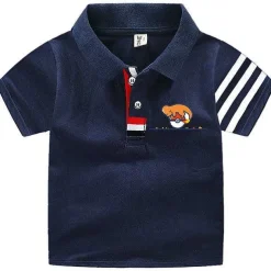 Pkm.store Sommer-Pokemon Polo Shirts Fur Kinder Mit Vielen Verschiedenen Motiven Fur Den Sommer