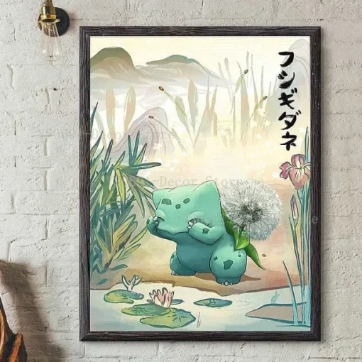 Pkm.store Sonstiges Merchandise-Pokemon Poster Kunstdruck Im Japanischen Stil
