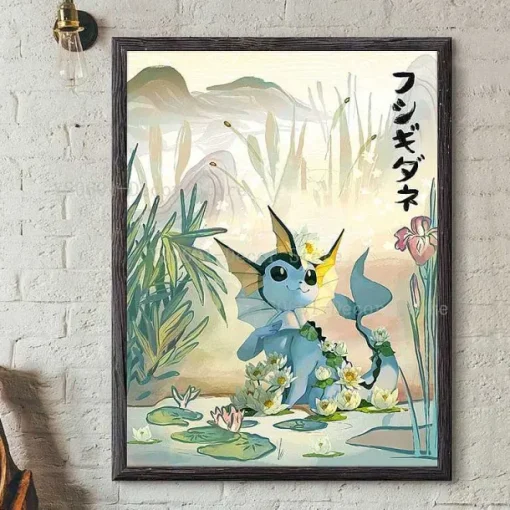 Pkm.store Sonstiges Merchandise-Pokemon Poster Kunstdruck Im Japanischen Stil