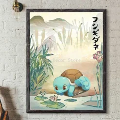Pkm.store Sonstiges Merchandise-Pokemon Poster Kunstdruck Im Japanischen Stil