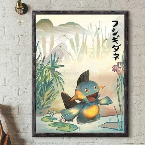 Pkm.store Sonstiges Merchandise-Pokemon Poster Kunstdruck Im Japanischen Stil