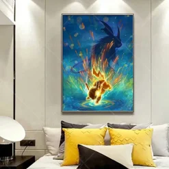 Pkm.store Sonstiges Merchandise-Pokemon Poster Kunstdrucke Ungerahmt, Viele Motive