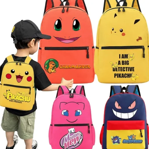 Pkm.store Rucksäcke & Taschen-Pokemon Rucksack In 2 Grosen Mit 12 Unterschiedlichen Motiven