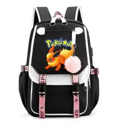 Pkm.store Rucksäcke & Taschen-Pokemon Rucksack Mit Laptopfach Fur Schule, Uni Etc.