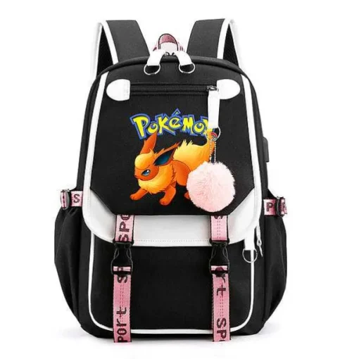 Pkm.store Rucksäcke & Taschen-Pokemon Rucksack Mit Laptopfach Fur Schule, Uni Etc.
