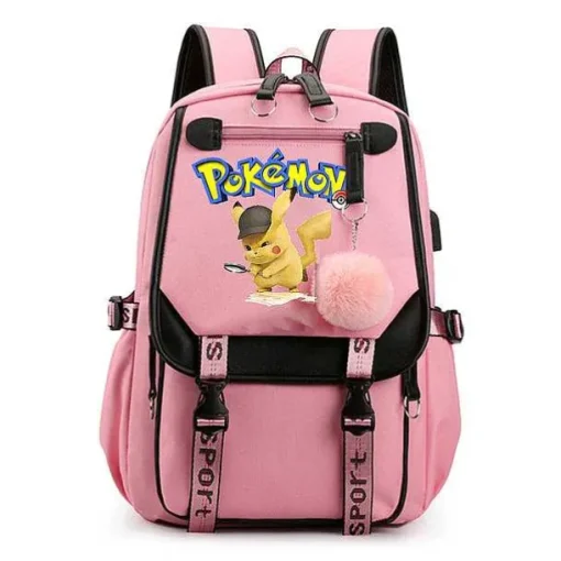 Pkm.store Rucksäcke & Taschen-Pokemon Rucksack Mit Laptopfach Fur Schule, Uni Etc.