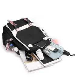 Pkm.store Rucksäcke & Taschen-Pokemon Rucksack Mit Laptopfach Fur Schule, Uni Etc.