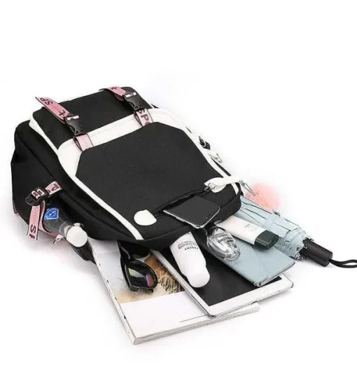 Pkm.store Rucksäcke & Taschen-Pokemon Rucksack Mit Laptopfach Fur Schule, Uni Etc.