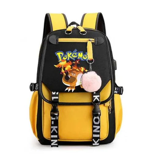 Pkm.store Rucksäcke & Taschen-Pokemon Rucksack Mit Laptopfach Fur Schule, Uni Etc.