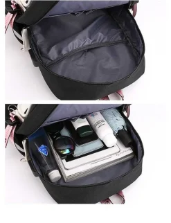 Pkm.store Rucksäcke & Taschen-Pokemon Rucksack Mit Laptopfach Fur Schule, Uni Etc.