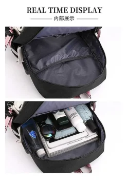 Pkm.store Rucksäcke & Taschen-Pokemon Rucksack Mit Laptopfach Fur Schule, Uni Etc.