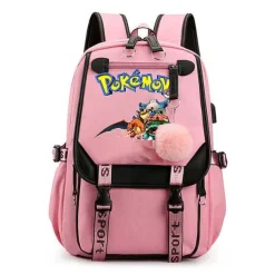 Pkm.store Rucksäcke & Taschen-Pokemon Rucksack Mit Laptopfach Fur Schule, Uni Etc.