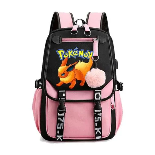 Pkm.store Rucksäcke & Taschen-Pokemon Rucksack Mit Laptopfach Fur Schule, Uni Etc.