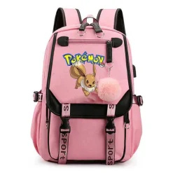 Pkm.store Rucksäcke & Taschen-Pokemon Rucksack Mit Laptopfach Fur Schule, Uni Etc.