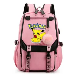Pkm.store Rucksäcke & Taschen-Pokemon Rucksack Mit Laptopfach Fur Schule, Uni Etc.