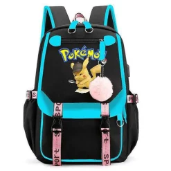 Pkm.store Rucksäcke & Taschen-Pokemon Rucksack Mit Laptopfach Fur Schule, Uni Etc.