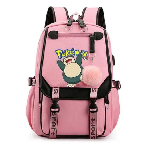 Pkm.store Rucksäcke & Taschen-Pokemon Rucksack Mit Laptopfach Fur Schule, Uni Etc.