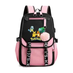Pkm.store Rucksäcke & Taschen-Pokemon Rucksack Mit Laptopfach Fur Schule, Uni Etc.