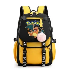 Pkm.store Rucksäcke & Taschen-Pokemon Rucksack Mit Laptopfach Fur Schule, Uni Etc.