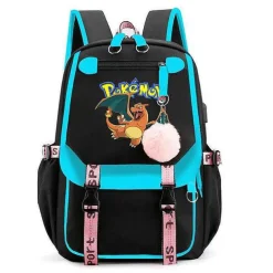 Pkm.store Rucksäcke & Taschen-Pokemon Rucksack Mit Laptopfach Fur Schule, Uni Etc.