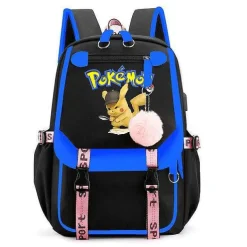 Pkm.store Rucksäcke & Taschen-Pokemon Rucksack Mit Laptopfach Fur Schule, Uni Etc.