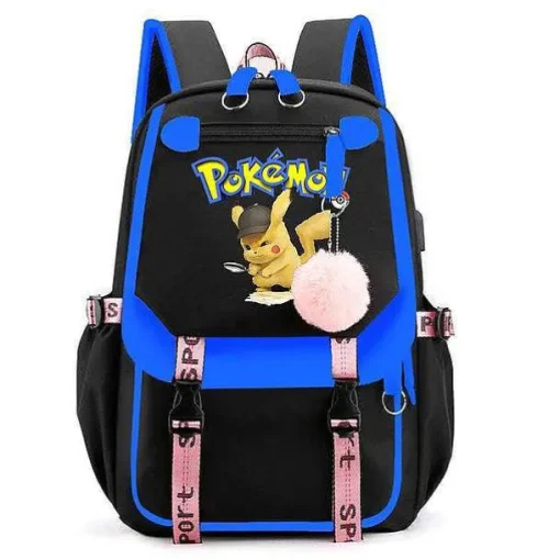 Pkm.store Rucksäcke & Taschen-Pokemon Rucksack Mit Laptopfach Fur Schule, Uni Etc.
