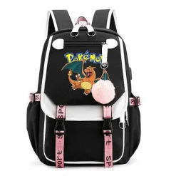 Pkm.store Rucksäcke & Taschen-Pokemon Rucksack Mit Laptopfach Fur Schule, Uni Etc.