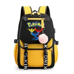 Pkm.store Rucksäcke & Taschen-Pokemon Rucksack Mit Laptopfach Fur Schule, Uni Etc.