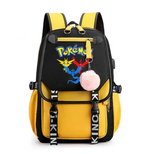 Pkm.store Rucksäcke & Taschen-Pokemon Rucksack Mit Laptopfach Fur Schule, Uni Etc.