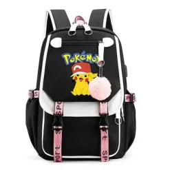 Pkm.store Rucksäcke & Taschen-Pokemon Rucksack Mit Laptopfach Fur Schule, Uni Etc.