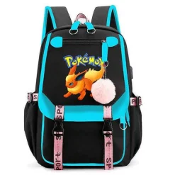 Pkm.store Rucksäcke & Taschen-Pokemon Rucksack Mit Laptopfach Fur Schule, Uni Etc.