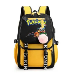 Pkm.store Rucksäcke & Taschen-Pokemon Rucksack Mit Laptopfach Fur Schule, Uni Etc.