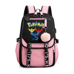 Pkm.store Rucksäcke & Taschen-Pokemon Rucksack Mit Laptopfach Fur Schule, Uni Etc.