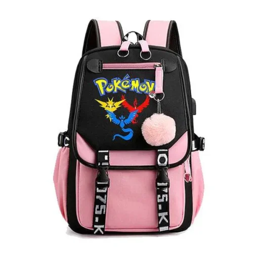 Pkm.store Rucksäcke & Taschen-Pokemon Rucksack Mit Laptopfach Fur Schule, Uni Etc.
