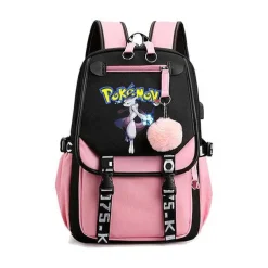 Pkm.store Rucksäcke & Taschen-Pokemon Rucksack Mit Laptopfach Fur Schule, Uni Etc.