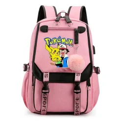 Pkm.store Rucksäcke & Taschen-Pokemon Rucksack Mit Laptopfach Fur Schule, Uni Etc.