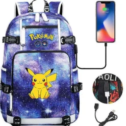 Pkm.store Rucksäcke & Taschen-Pokemon Rucksack Mit Smartphone Ladefunktion