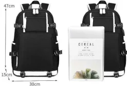 Pkm.store Rucksäcke & Taschen-Pokemon Rucksack Mit Usb - Ideal Fur Laptops
