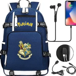 Pkm.store Rucksäcke & Taschen-Pokemon Rucksack Mit Usb - Ideal Fur Laptops