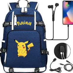 Pkm.store Rucksäcke & Taschen-Pokemon Rucksack Mit Usb - Ideal Fur Laptops